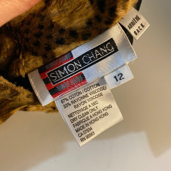 Vintage 90’s Leopard | Cheetah Print Faux Fur Mini - Picture 4 of 4